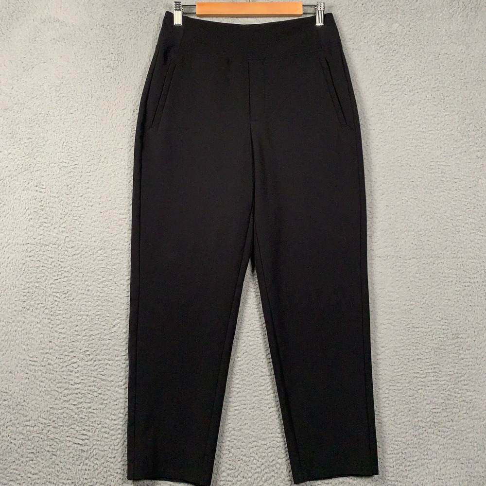Athleta Endless High Rise Pant Women's 6 Black Tapered Ankle Athletic Commuter